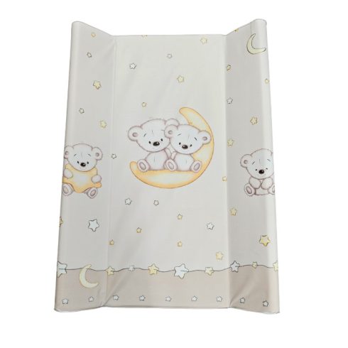 DOMBABY Pelenkázó lap puha vállas P70x50 cm Macis BÉZS 