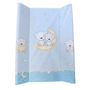 DOMBABY Pelenkázó lap puha vállas P70x50 cm Macis KÉK