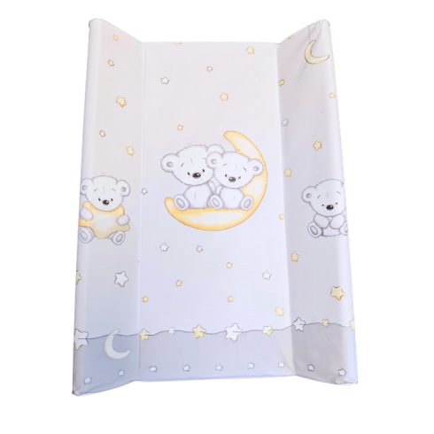 DOMBABY Pelenkázó lap puha vállas P70x50 cm Macis SZÜRKE