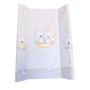 DOMBABY Pelenkázó lap kemény  M70x50 cm Macis SZÜRKE