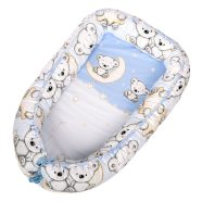 DOMBABY Babafészek  50x75cm MACIS KÉK