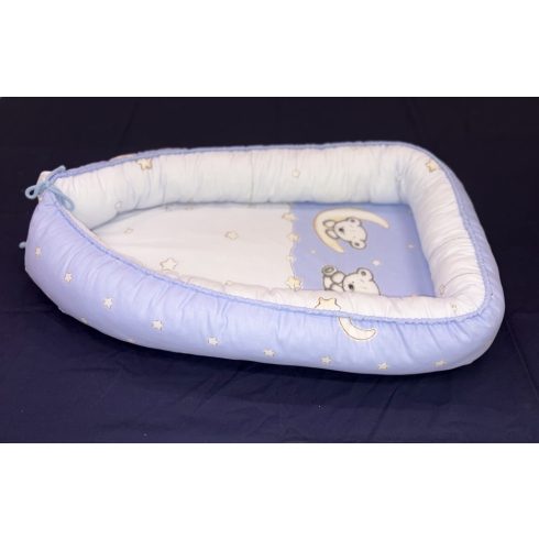 DOMBABY Babafészek  50x75cm MACIS KÉK