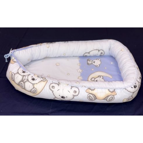 DOMBABY Babafészek  50x75cm MACIS KÉK