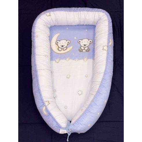 DOMBABY Babafészek  50x75cm MACIS KÉK