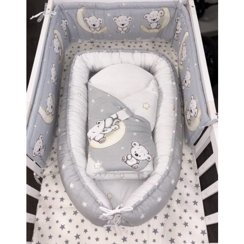 DOMBABY Babafészek 50x75cm  MACIS SZÜRKE