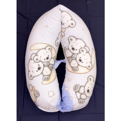 DOMBABY terhességi és szoptatós párna 30x120 cm MACIS KÉK 