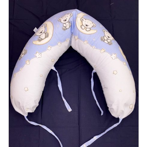 DOMBABY terhességi és szoptatós párna 30x120 cm MACIS KÉK 