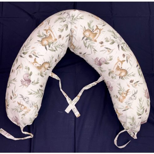 DOMBABY terhességi és szoptatós párna 30x120 cm ŐZIKE ZÖLD 